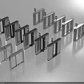 Public Facilities Access Control Turnstiles With Various Types And Security Features 3d model