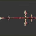 Vibrant Red Sea Dragon Marine Creature With Slender Body And Leaf Like Fins