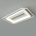 Modern LED Ceiling Lights With Square And Round Shapes For Home Interior 3d model