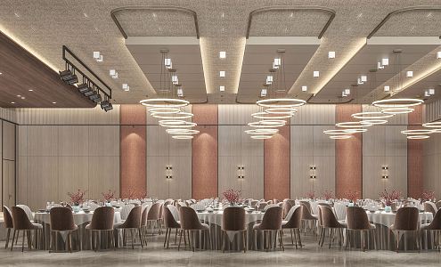 Modern Ballroom 3d model