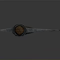 Medieval Battle Axe With Metal Head And Wooden Textured Handle