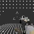 Modern Tactical Weapon Assault Rifle With Scope Magazine And Ergonomic Grip