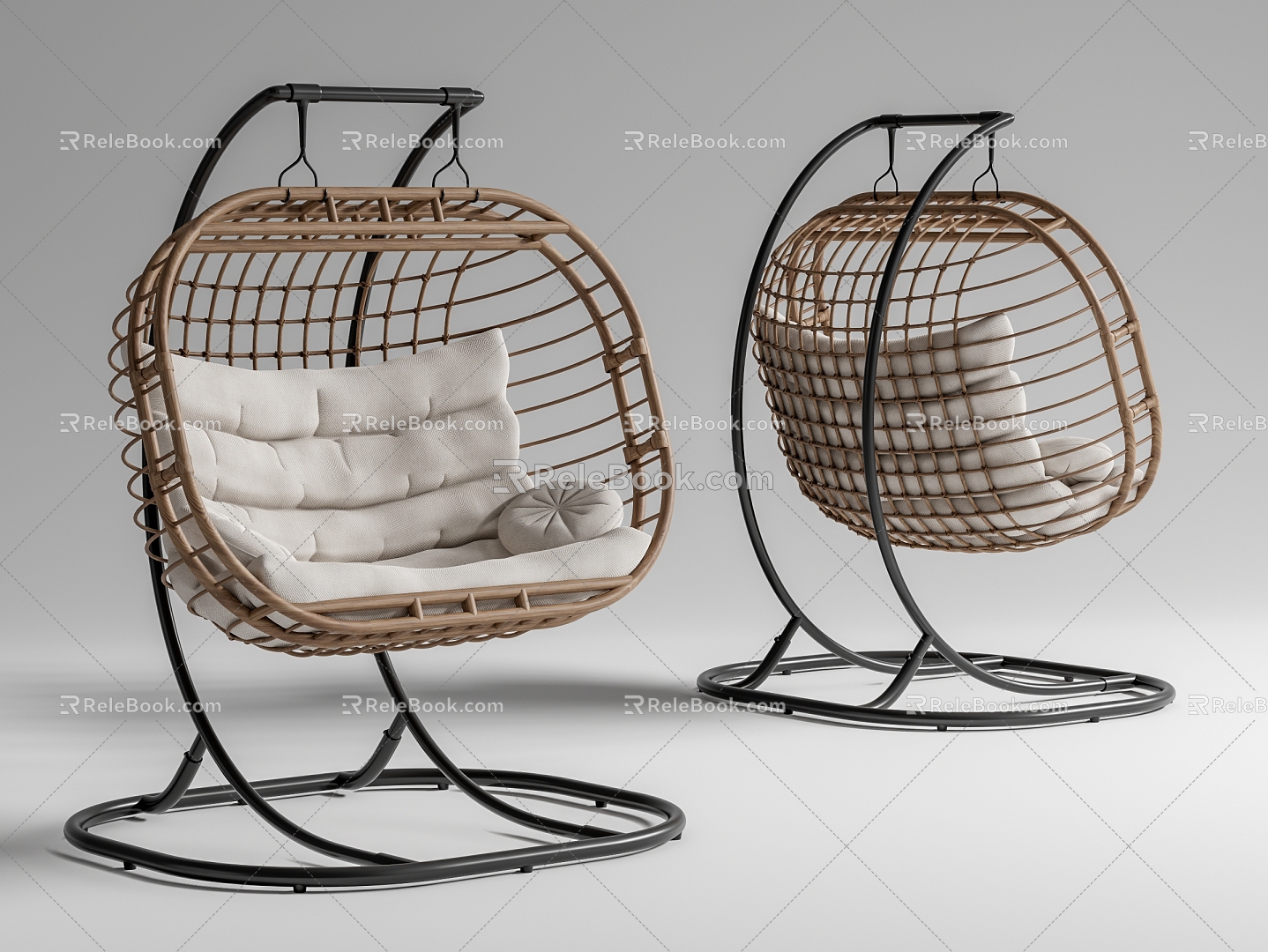 Outdoor Rocking Chair Hanging Chair Swing Chair 3d model