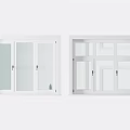 Modern window combination 3d model