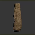 Natural Brown Stone Decorative Ornament With Handcrafted Textured Surface For Home