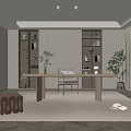 Nordic Study 3d model