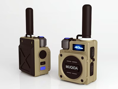 MUQIDA 4G Wireless Doorbell With External Antenna Design And Smart Security Features 3d model