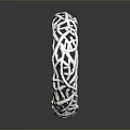 Elegant Silver Fashion Ring With Intricate Woven Filigree Design Details