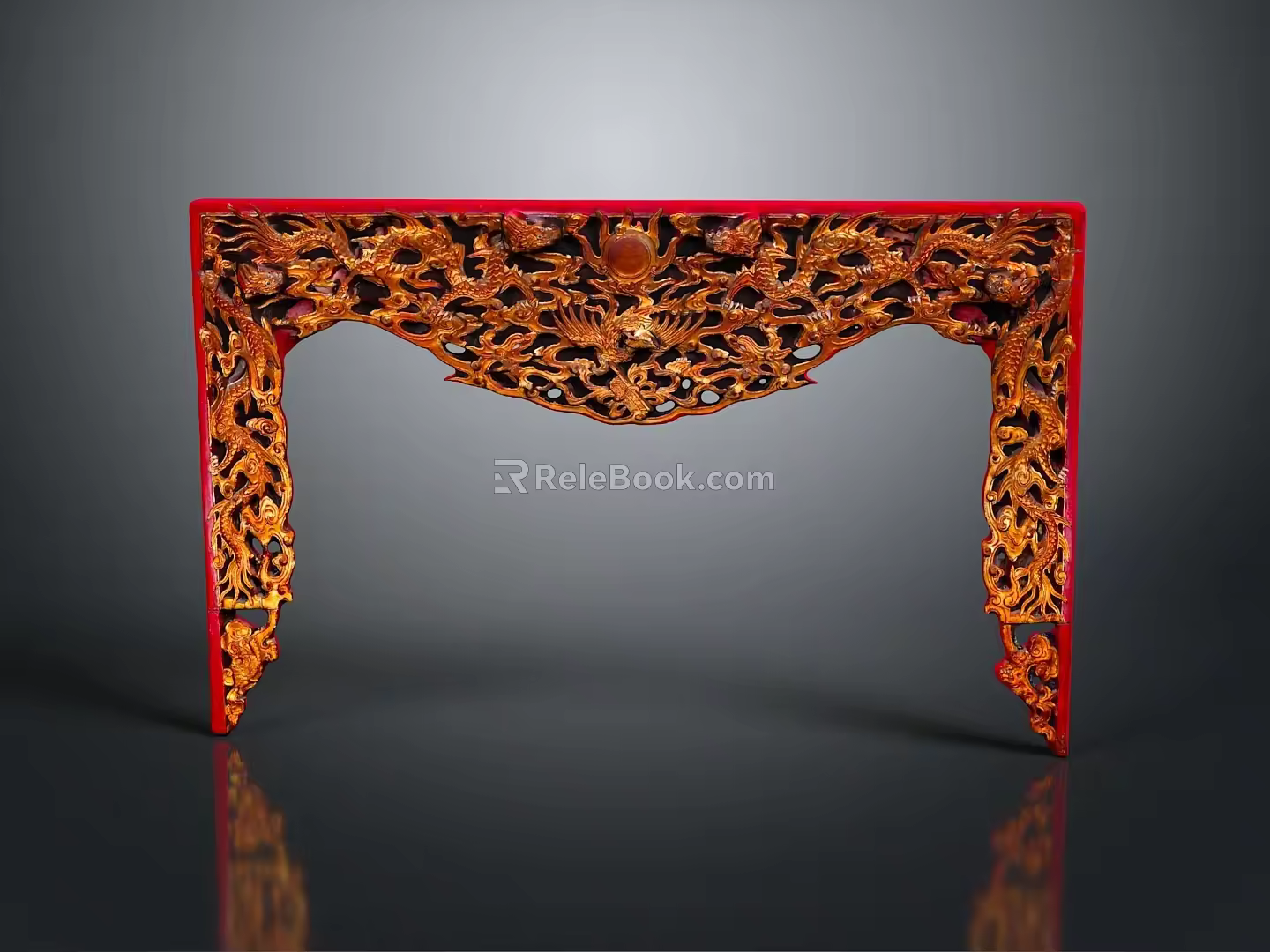 Bedside Ancient Bedside Furniture Realistic Model Cartoon Model PBR Model 3d model