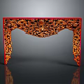 Bedside Ancient Bedside Furniture Realistic Model Cartoon Model PBR Model 3d model
