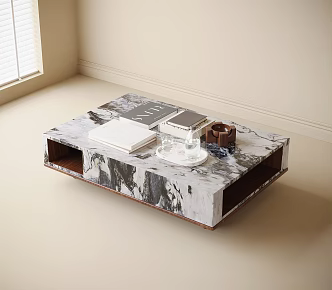 Modern coffee table 3d model