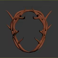 Unique Red Thorn Crown Headpiece Fashion Accessory for Stylish Outfits