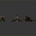 laser tower turret turntable sci-fi tower defense game tower defense sci-fi turret game turret game turret 3d model