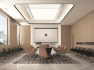 Modern Conference Room 3d model