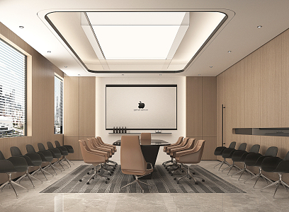 Modern Conference Room 3d model