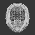 Tactical Protective Helmet With Metallic Face Shield And Adjustable Straps