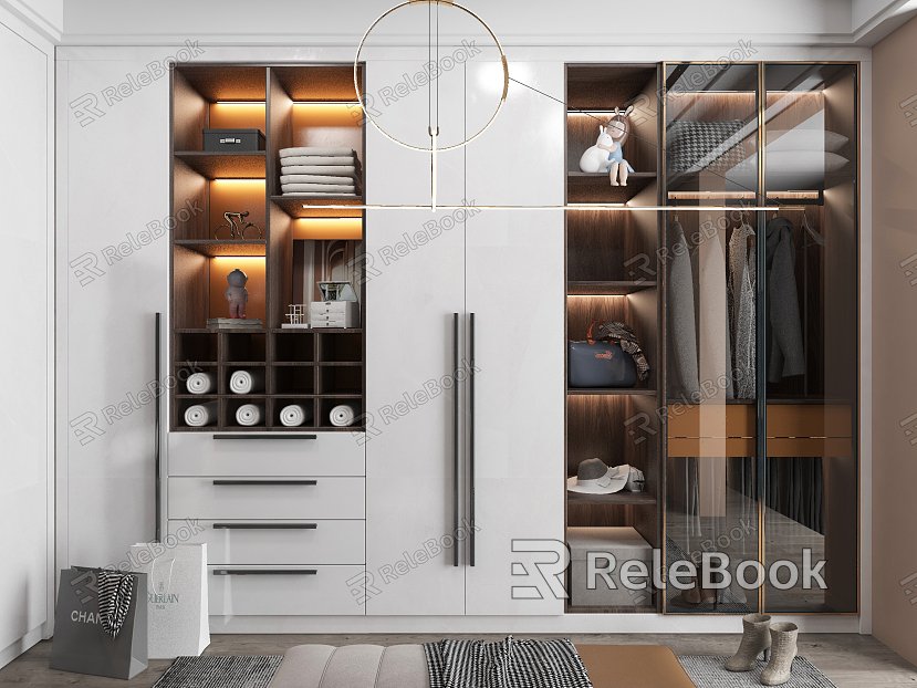 Modern Wardrobe Simple Wardrobe model