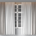 curtain gauze curtain 3d model