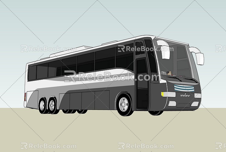 Volvo bus 3d model