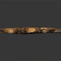 Natural Cave Terrain With Rugged Stone Walls Rocks Dirt And Arched Structure