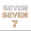 Stylish Decorative Wall Decor With SEVEN Alphabet Letters And Number 7 Design Elements
