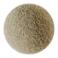 Beige Fluffy Fabric With Curly Texture In Close Up View Details