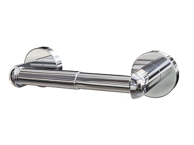 Modern Bathroom Towel Rack With Stainless Steel Wall Mounted Sleek Design 3d model