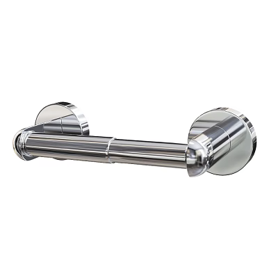 Modern Bathroom Towel Rack With Stainless Steel Wall Mounted Sleek Design 3d model