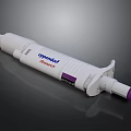 White Adhesive Dispenser With Purple Cap And Express Application Function 3d model