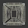 Road Infrastructure Electricity Pylon Metal Structure With Support Arms And Base Design