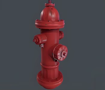 Modern Fire Hydrant Modern Realistic Fire Hydrant Equipment Fire Hydrant 3d model