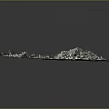 Natural Wood And Stone Raw Materials Piled With Chunks On Textured Ground Surface