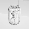 Camouflage Design Bluetooth Speaker With Cylindrical Shape And Control Buttons