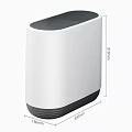 Modern trash can Bathroom trash can Gap trash can 3d model