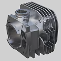 Heavy Duty Industrial Equipment With Metal Heat Sink Fins Mounting Holes And Structural Design