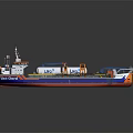 Modern LNG carrier LNG carrier 3d model