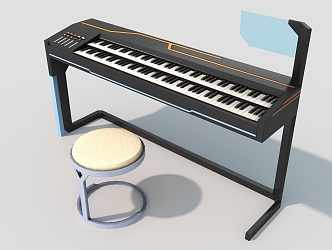 Piano Electronic organ Musical instrument music 3d model