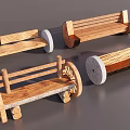 Rustic Wooden Garden Benches With Log Elements And Wheel Decorations Various Designs For Outdoor Decor