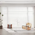 White Sheer Curtains In Bright Living Room With Natural Light Wooden Floor And Chair