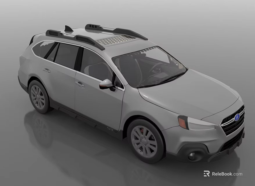 Stylish SUV Car With Roof Rack And Alloy Wheels Modern Exterior Design For Adventure 3d model 