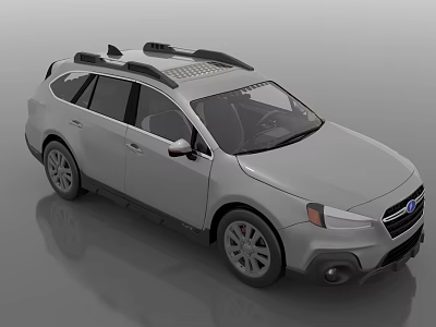 Stylish SUV Car With Roof Rack And Alloy Wheels Modern Exterior Design For Adventure 3d model