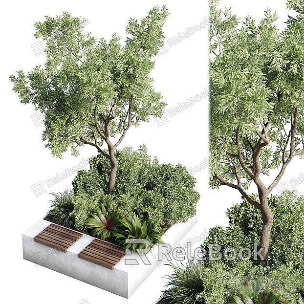 Modern flowerbed flowerbed bowl model