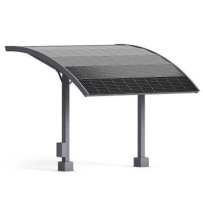 Solar Energy Generating Awning for Household Appliances 3d model