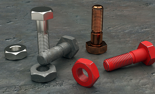 modern screw 3d model