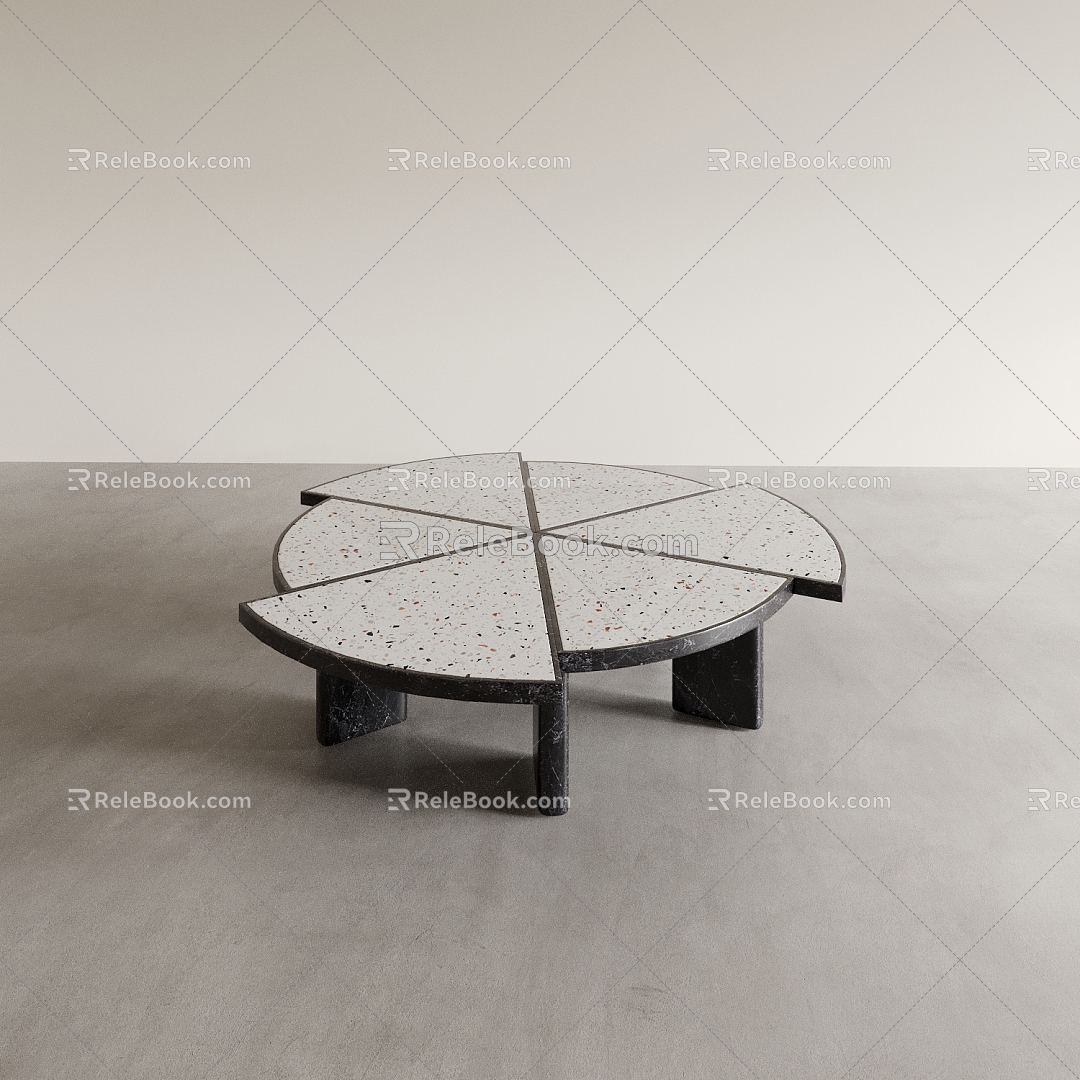 Side Table Round Table Coffee Table Round Table Low Table Corner Table 3d model