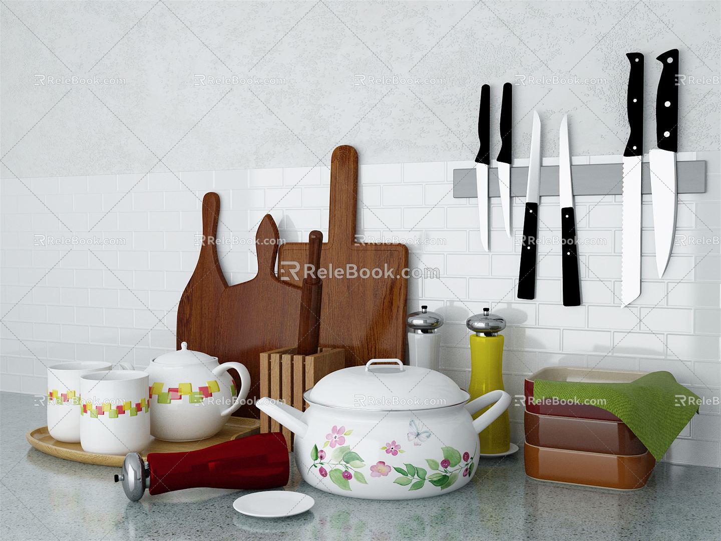 Modern Kitchen Supplies model