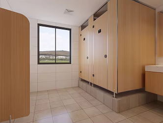 Modern toilet 3d model
