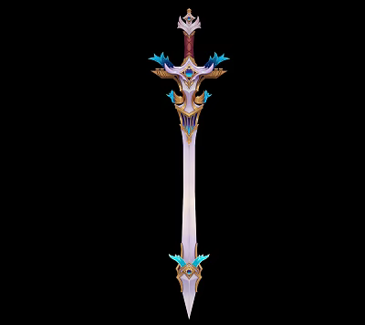 Long sword 3d model
