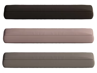 Rectangular Cushions in Brown Pink and Gray Colors for Home Decor Use 3d model
