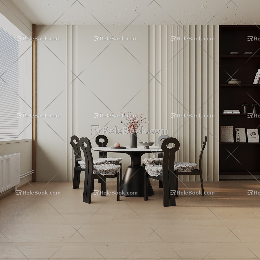 Modern table combination 3d model